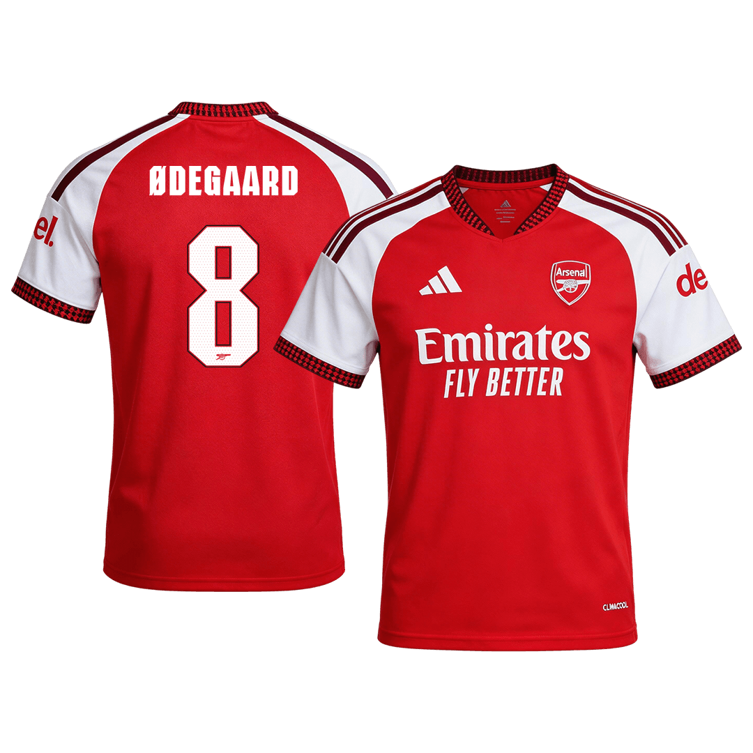 Arsenal Tröja ØDEGAARD #8 2026/27 Hemma Röd - UCL
