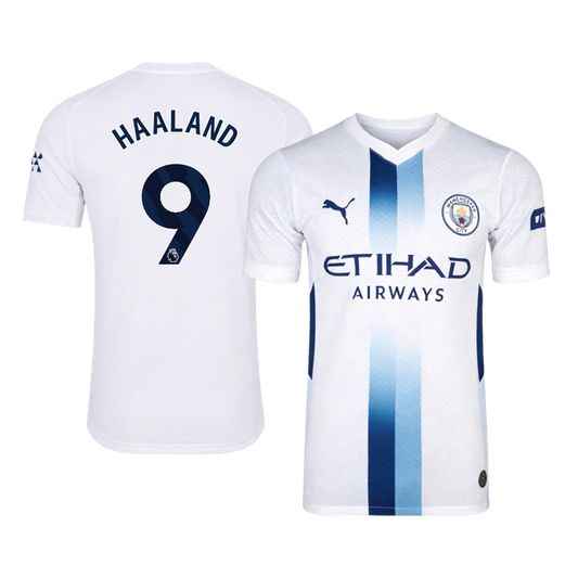 Manchester City Tröja HAALAND #9 2026/27 Third Vit