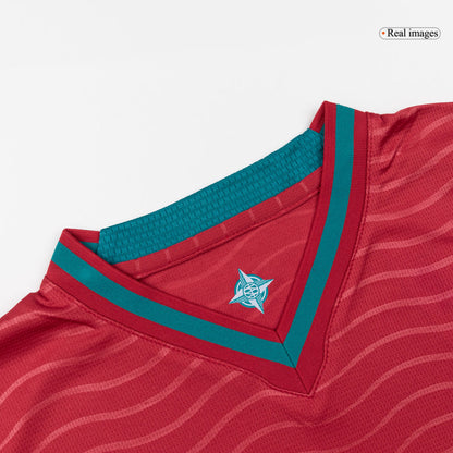 RONALDO #7 Portugal Tröja 2026 Hemma Premium Röd-7