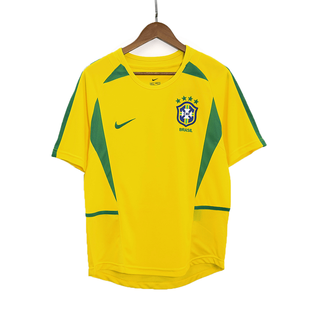 Brasilien Hemmatröja 2002/03 Retro Tröja
 Gul