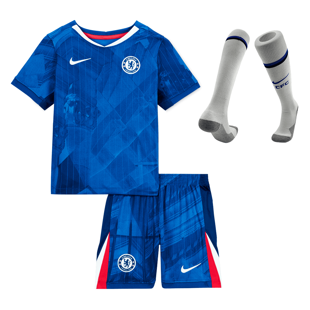 Chelsea Tröja 2025/26 Hemmaställ Blå Barn