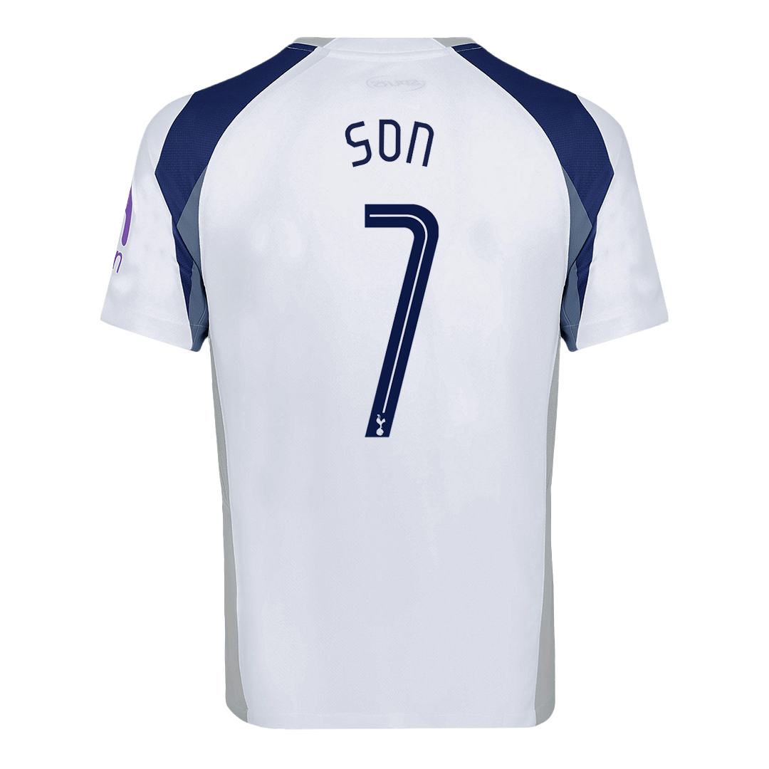 Tottenham Hotspur Tröja SON #7 2025/26 Hemma Vit - UCL