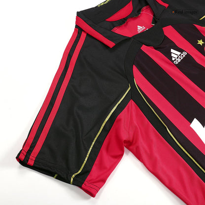 AC Milan Hemmatröja 2006/07 Retro Tröja
 Röd & Svart-5