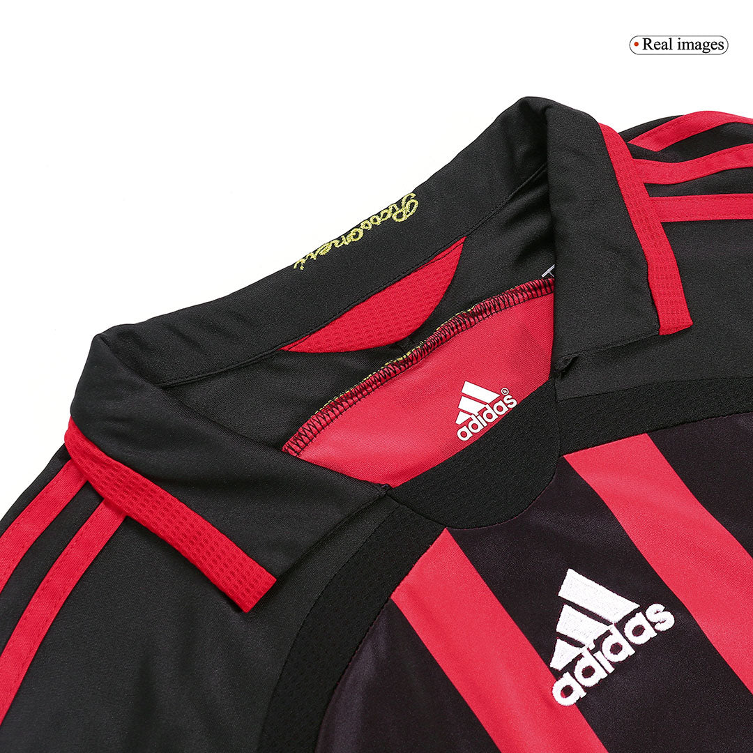 AC Milan Hemmatröja 2006/07 Retro Tröja
 Röd & Svart-7