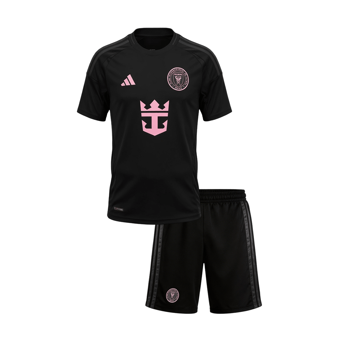 Inter Miami CF Tröja 2026 Borta Svart Barn
