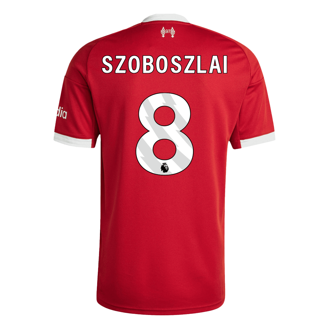 Liverpool Tröja SZOBOSZLAI #8 2025/26 Hemma Röd-9