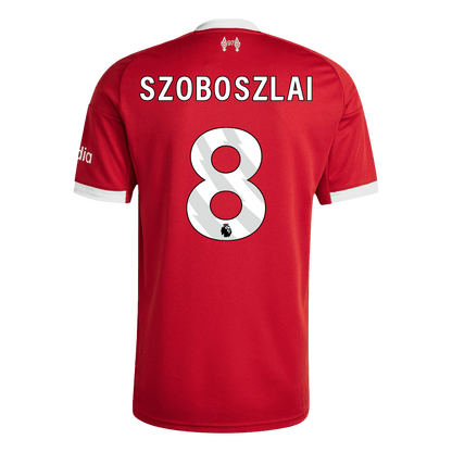 Liverpool Tröja SZOBOSZLAI #8 2025/26 Hemma Röd-9