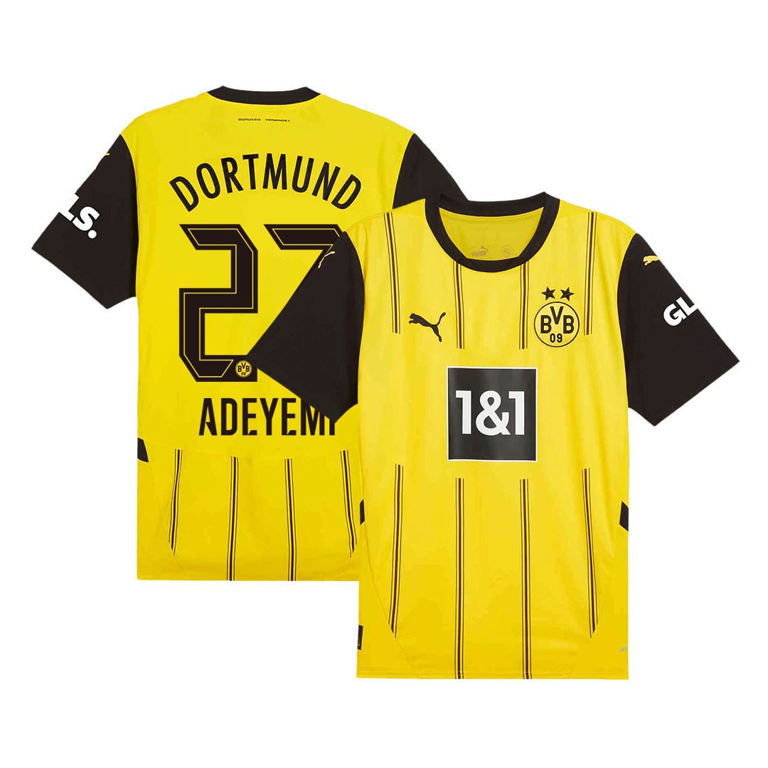 Borussia Dortmund Tröja ADEYEMI #27 2024/25 Hemma Gul