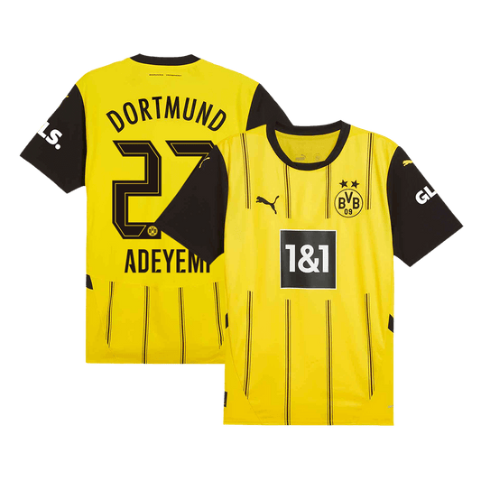 Borussia Dortmund Tröja ADEYEMI #27 2024/25 Hemma Gul