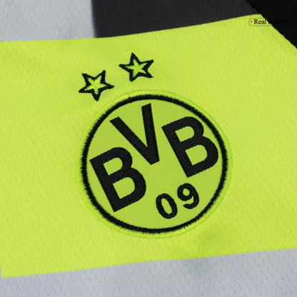 Borussia Dortmund Tröja 2025/26 Borta Grå Barn-12