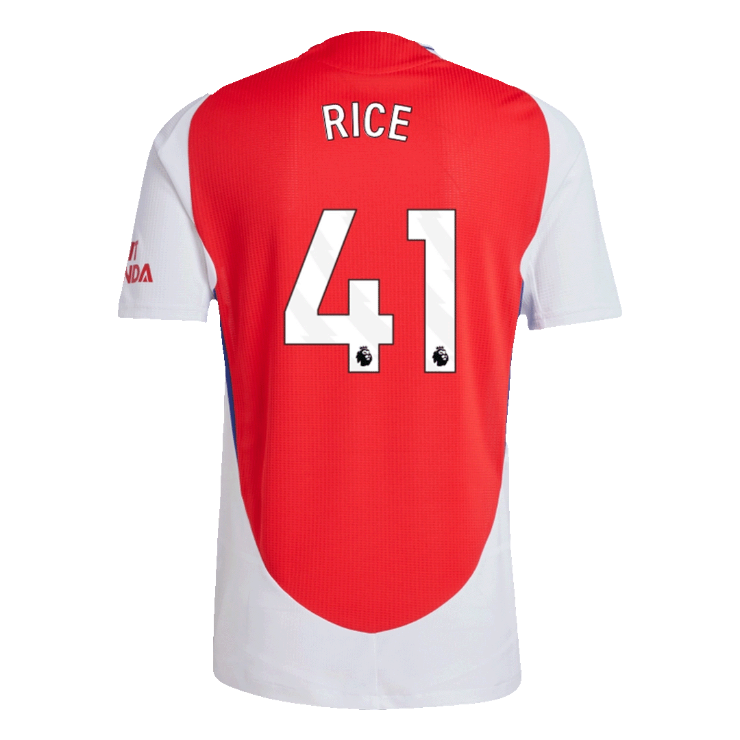 Arsenal Tröja RICE #41 2024/25 Hemma Röd