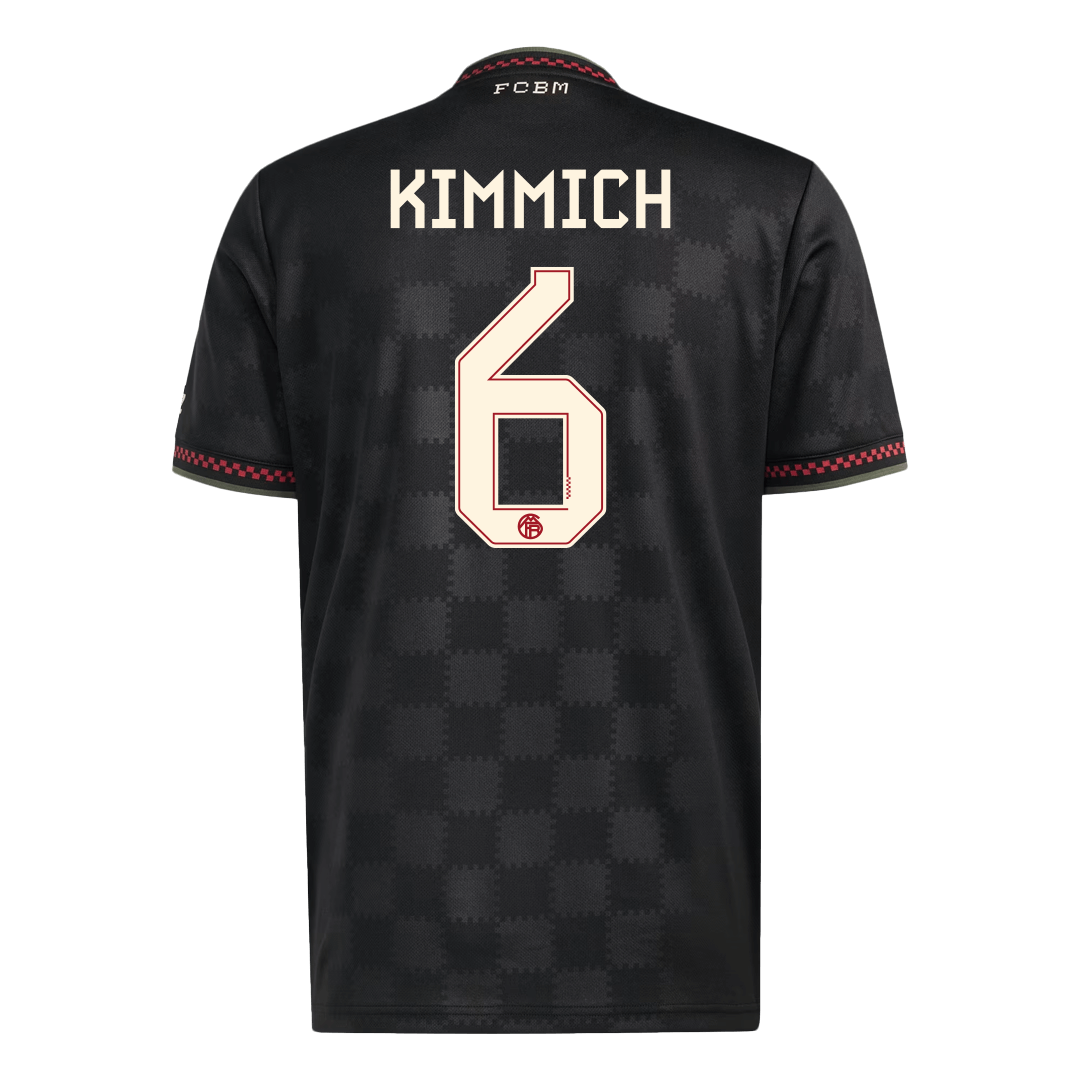Bayern Munich Tröja KIMMICH #6 2025/26 Tredje Svart-10