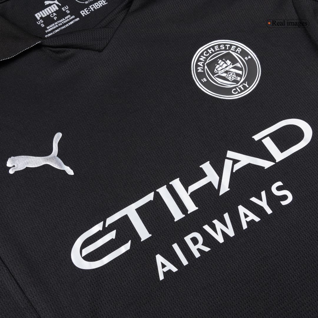 Manchester City Tröja 2025/26 Borta Svart Dam