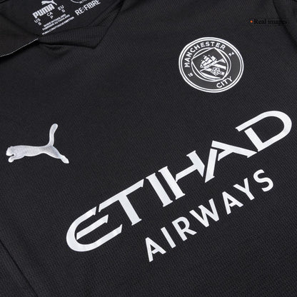 Manchester City Tröja 2025/26 Borta Svart Dam-6