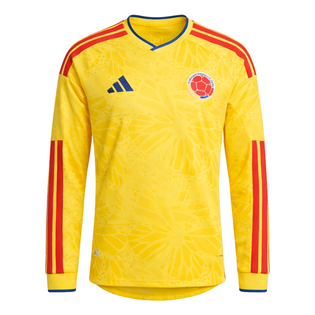 Colombia Tröja 2026 Hemma Långärmad Gul