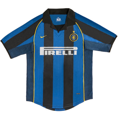 Inter Milan Hemmatröja 2001/02 Retro Tröja
 Blå och svart-3