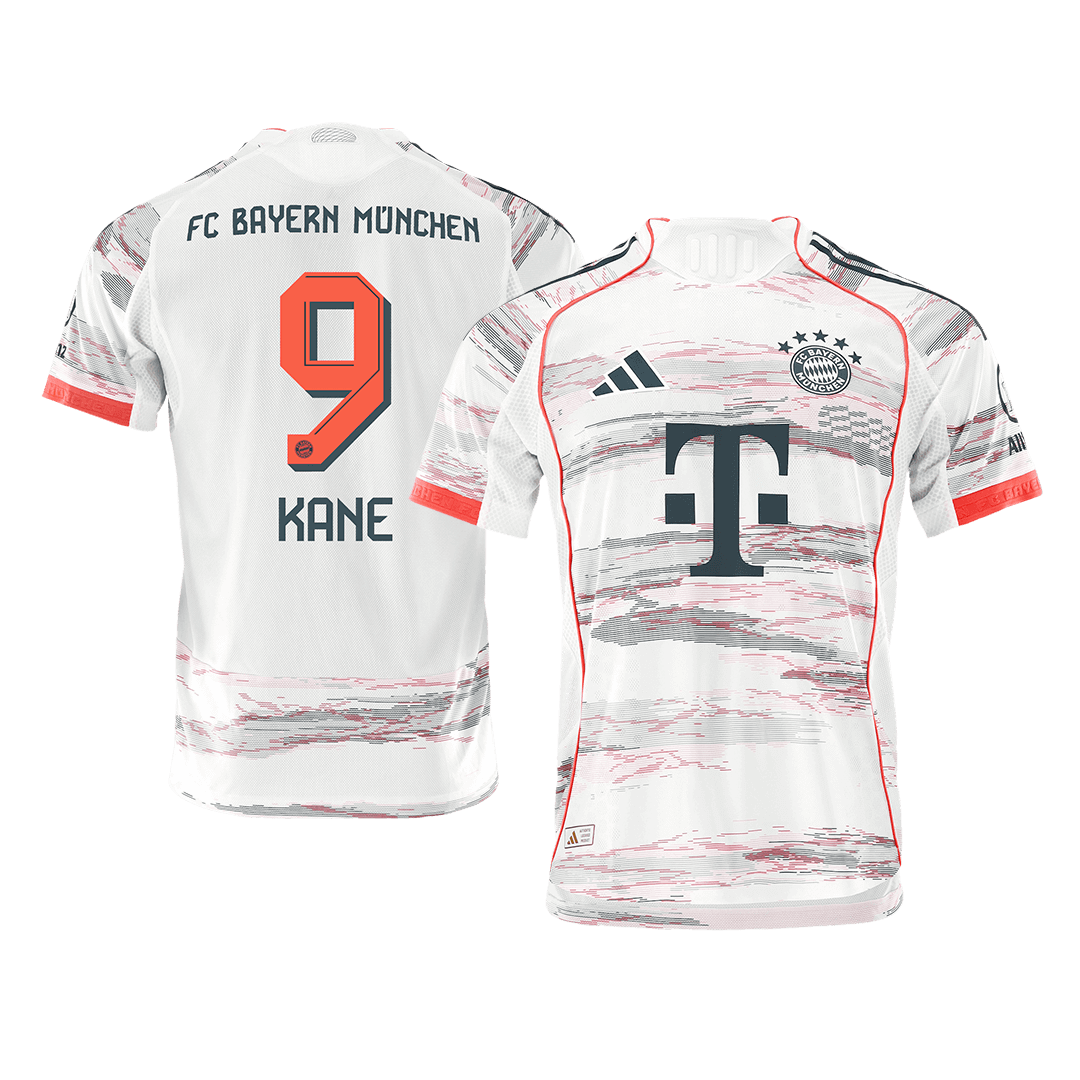 Bayern Munich Tröja KANE #9 2025/26 Borta Vit