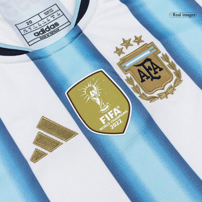 Argentina Tröja 2026 Hemmaställ Blå & Vit Barn-8