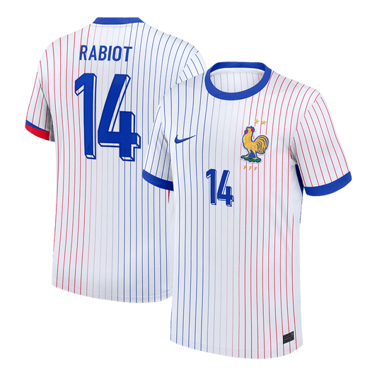 Frankrike Tröja RABIOT #14 Euro 2024 Borta Vit