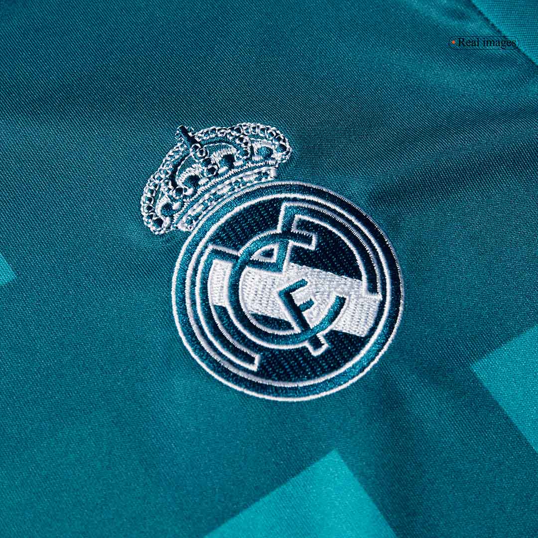 Real Madrid Tredjetröja 2017/18 Retro Tröja
 Blå