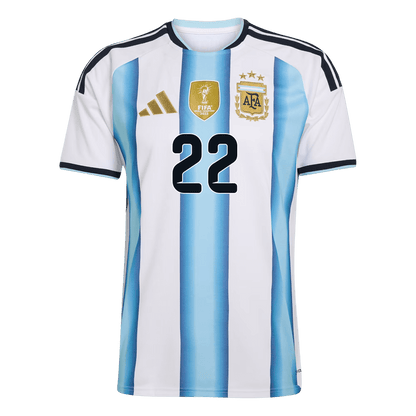 L.MARTÍNEZ #22 Argentina Tröja 2026 Hemma Premium Blå & Vit-10
