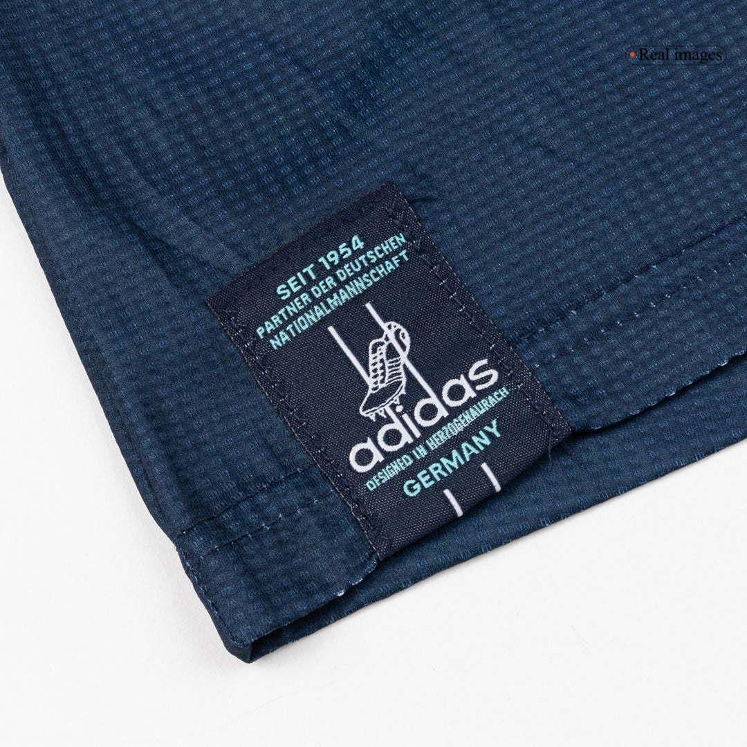 Tyskland Tröja 2026 Borta Autentisk Mörkblå-3