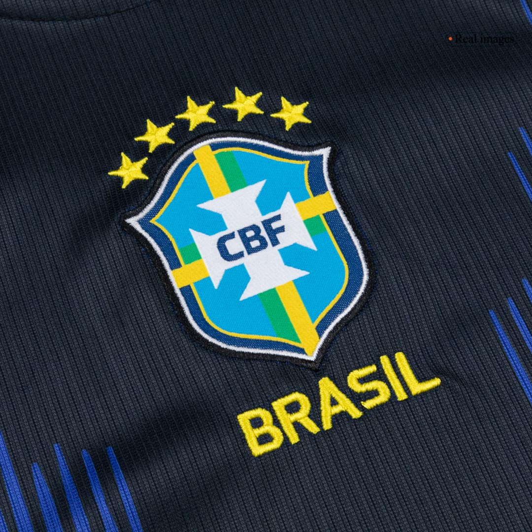 Brasilien Tröja 2026 Borta Mörkblå Dam-5