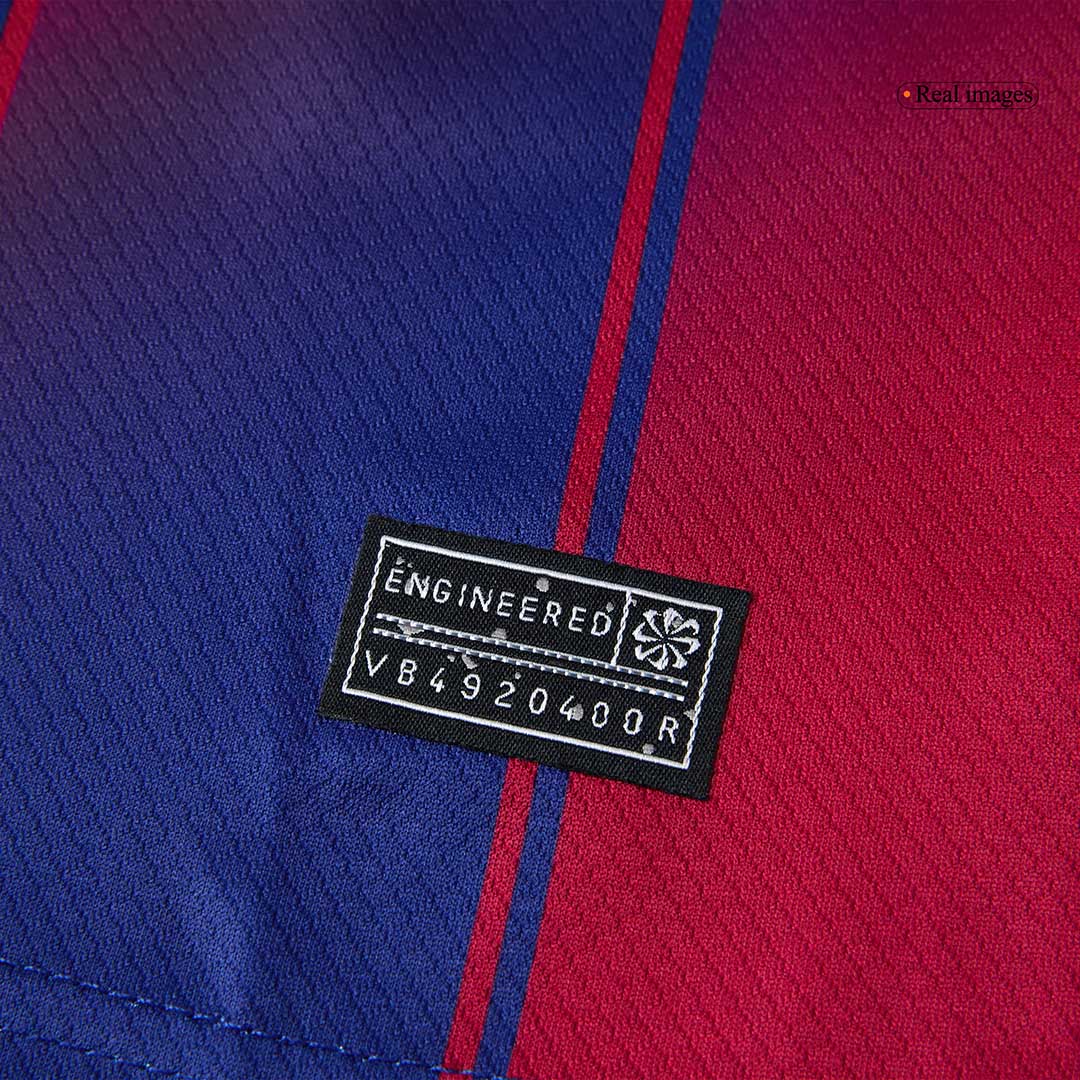 Barcelona Tröja 2025/26 Hemmaställ Röd & Blå Barn