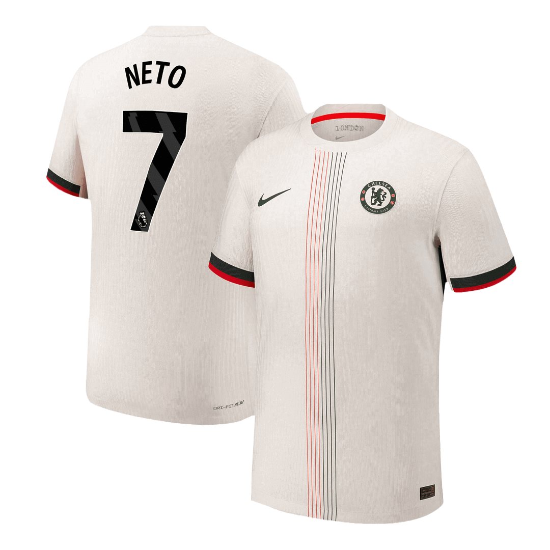 Chelsea Tröja NETO #7 2025/26 Borta Vit
