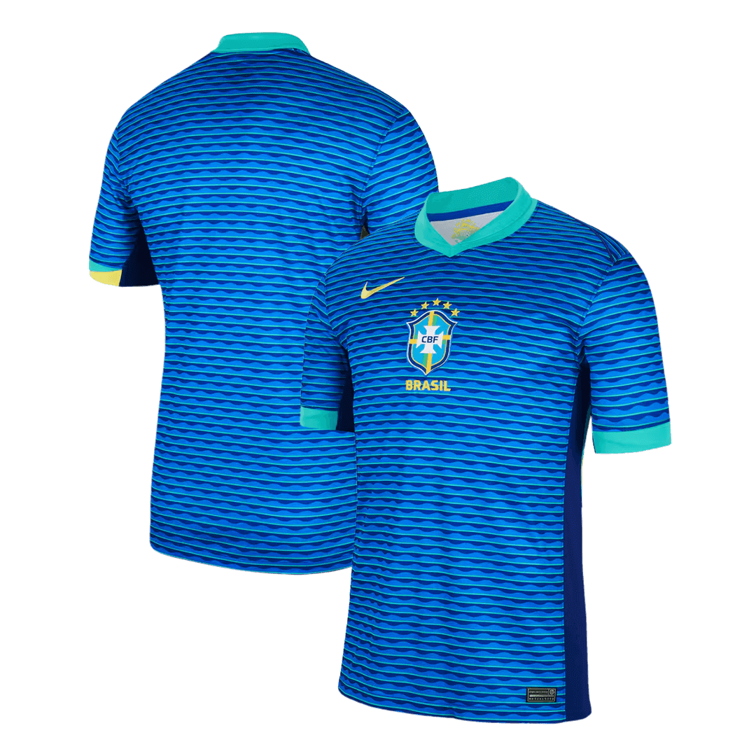 Brasilien Tröja 2024 Borta Blå
