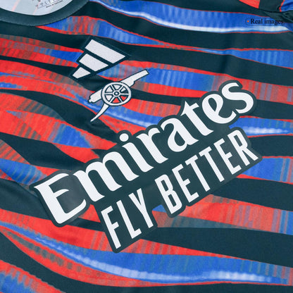 Arsenal Tröja 2025/26 Före match Blue&Red-5