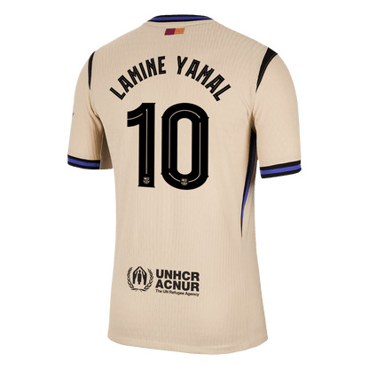 Barcelona Tröja LAMINE YAMAL #10 2025/26 Borta Gul - UCL-14