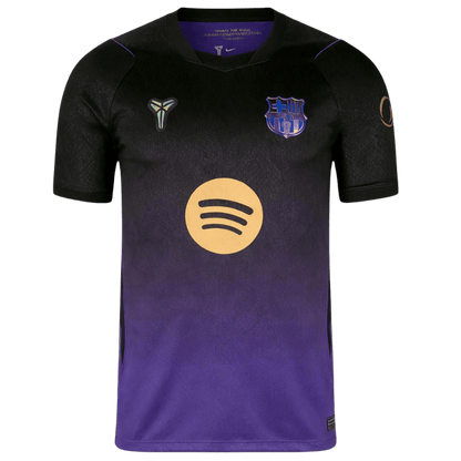Barcelona Tröja LAMINE YAMAL #10 2026/27 Borta Autentisk Black/Purple - UCL-2