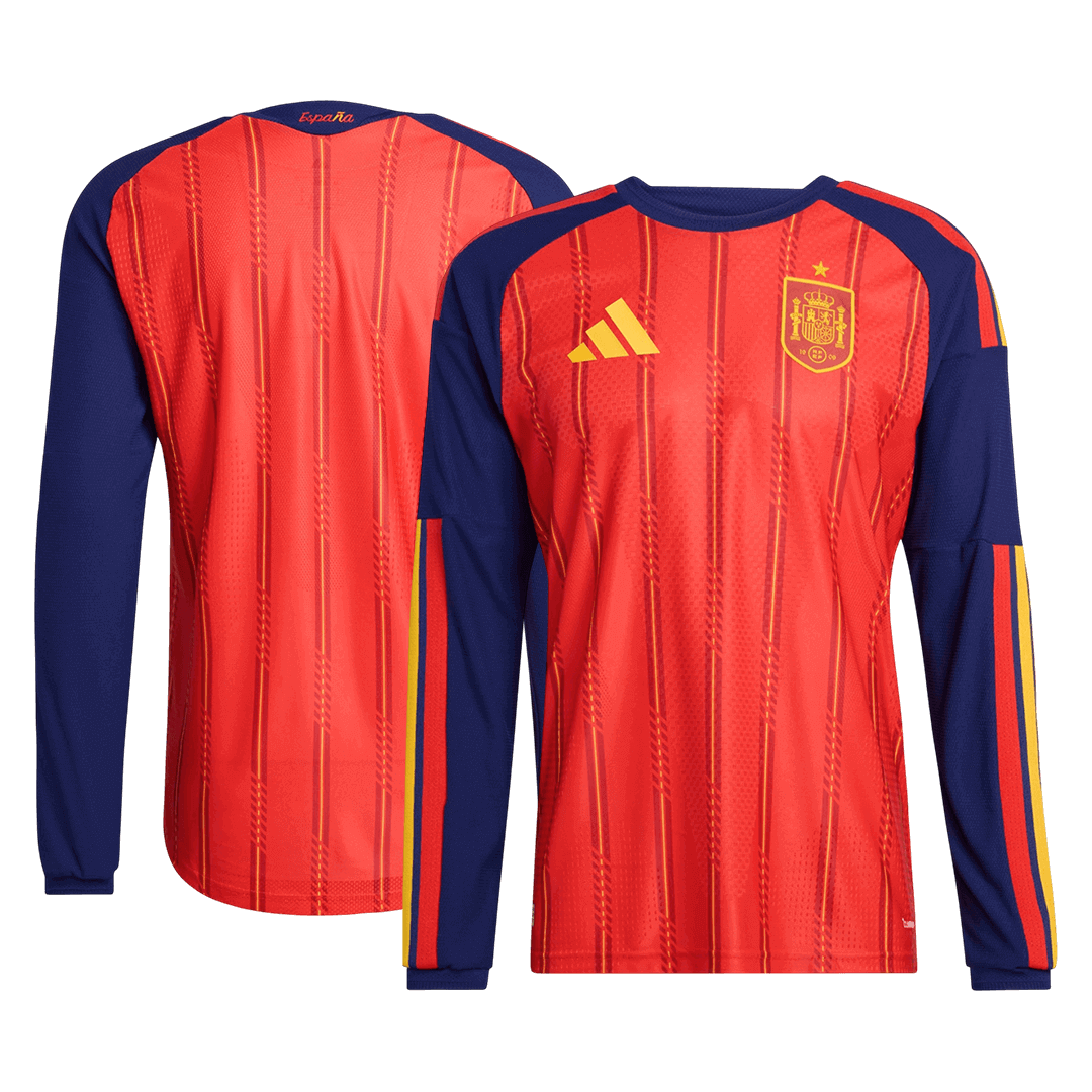 Spanien Tröja 2026 Hemma Långärmad Röd