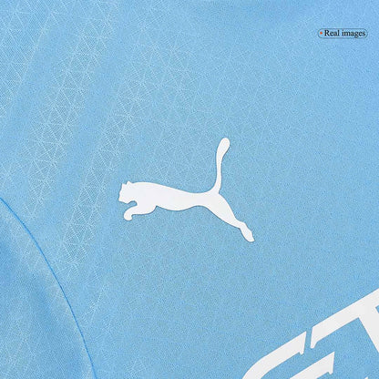 Manchester City Tröja HAALAND #9 2024/25 Hemma Blå - UCL-8