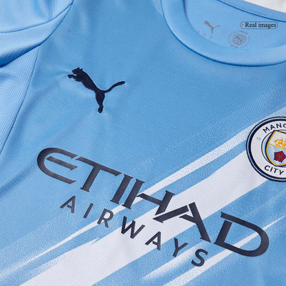 Manchester City Tröja 2025/26 Hemma Blå Dam-7