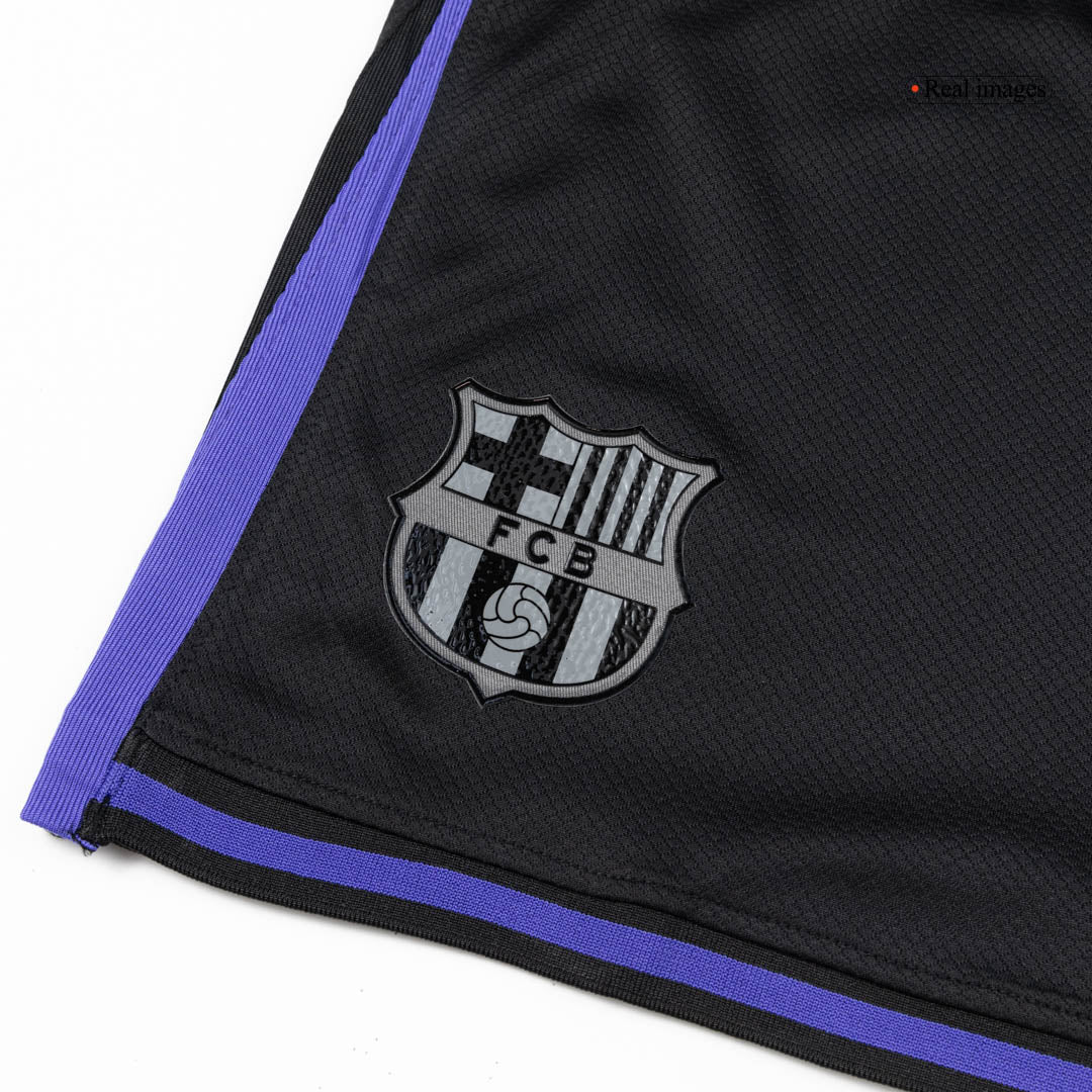 Barcelona Shorts 2025/26 Borta Svart-4