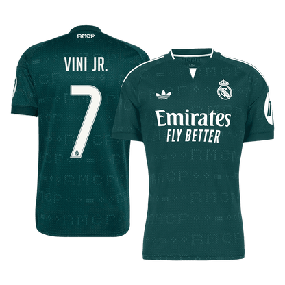 Real Madrid Tröja VINI JR. #7 2026/27 Borta Grön