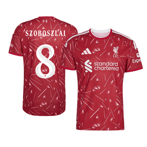 Liverpool Tröja SZOBOSZLAI #8 2026/27 Hemma Autentisk Röd - UCL