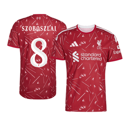 Liverpool Tröja SZOBOSZLAI #8 2026/27 Hemma Autentisk Röd - UCL