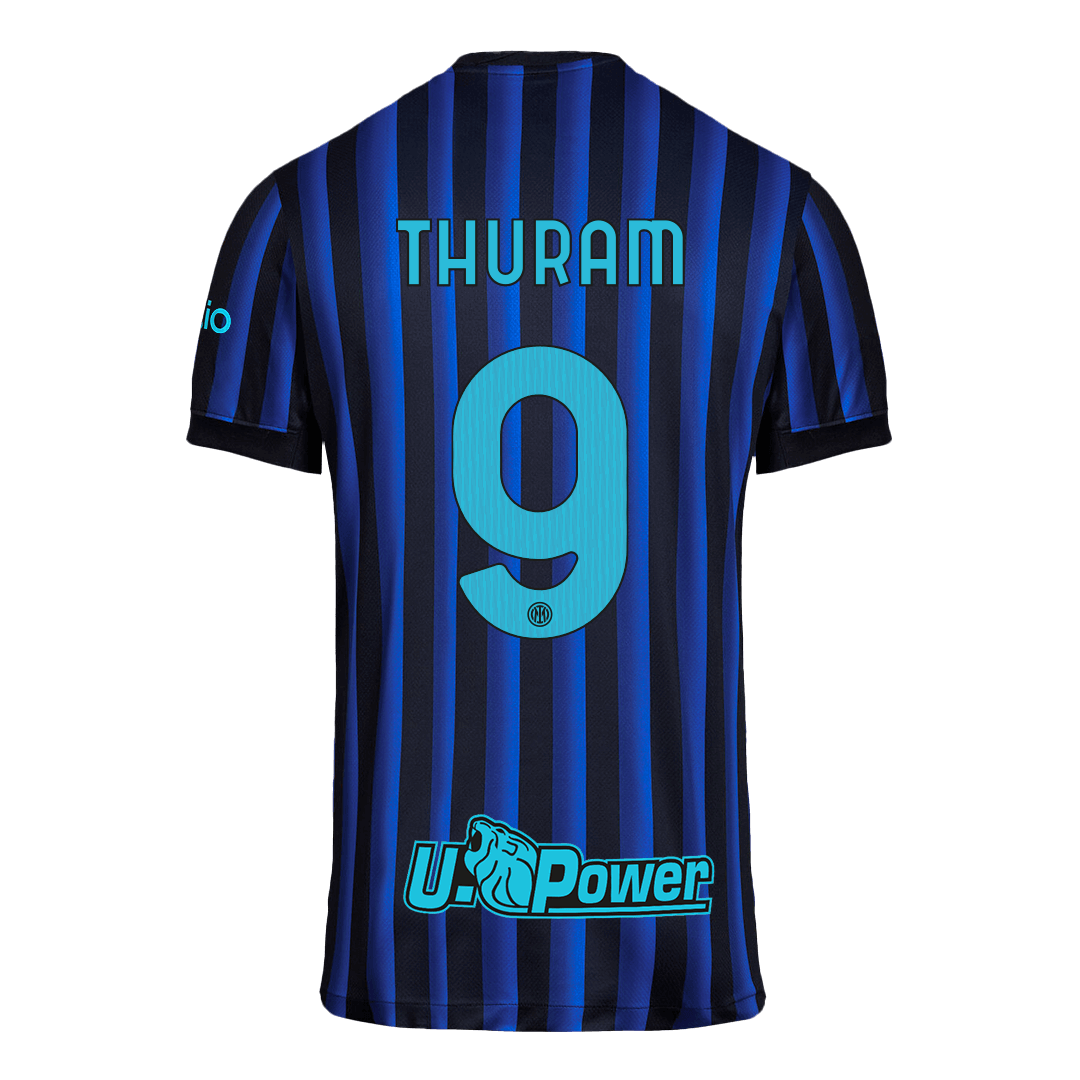 Inter Milan Tröja THURAM #9 2025/26 Hemma Blå och svart-11