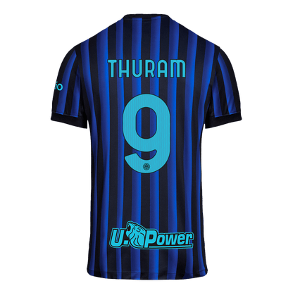 Inter Milan Tröja THURAM #9 2025/26 Hemma Blå och svart-11