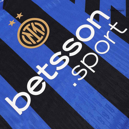 Inter Milan Tröja LAUTARO #10 2024/25 Hemma Autentisk Blå och svart-6