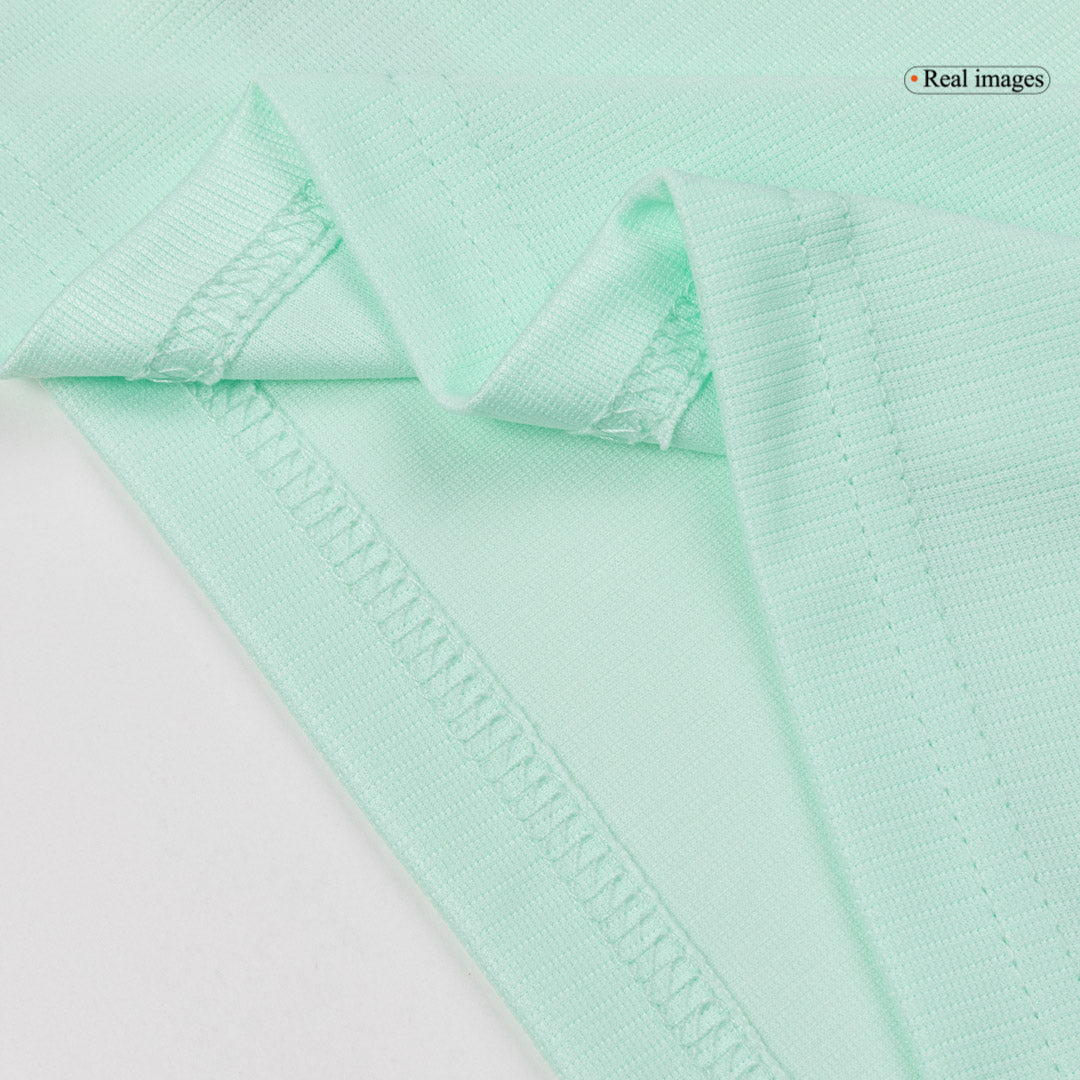 Frankrike Tröja 2026 Borta Mint Green Barn