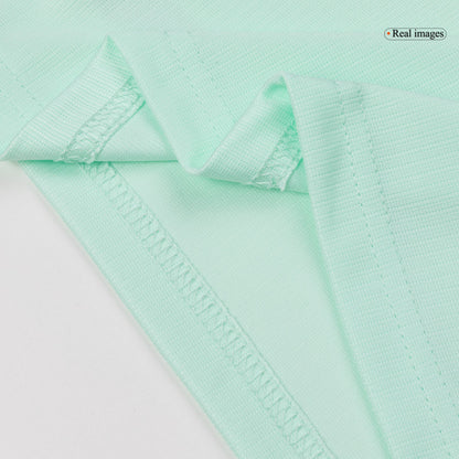 Frankrike Tröja 2026 Borta Mint Green Barn-5