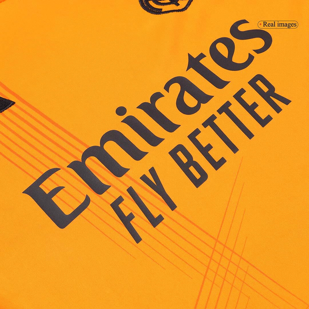 Real Madrid Tröja 2024/25 Borta Orange Barn-8