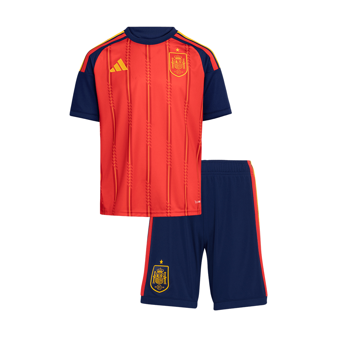 Spanien Tröja 2026 Hemma Röd Barn Premium