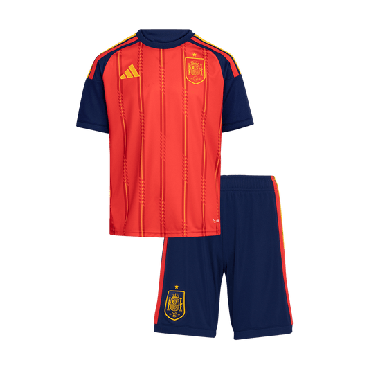 Spanien Tröja 2026 Hemma Röd Barn Premium