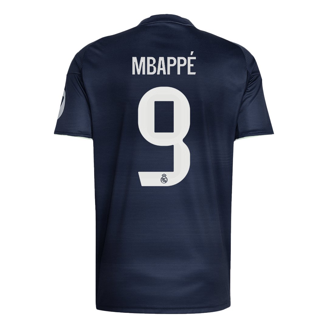 MBAPPÉ #9 Real Madrid Tröja 2025/26 Borta Premium Mörkblå