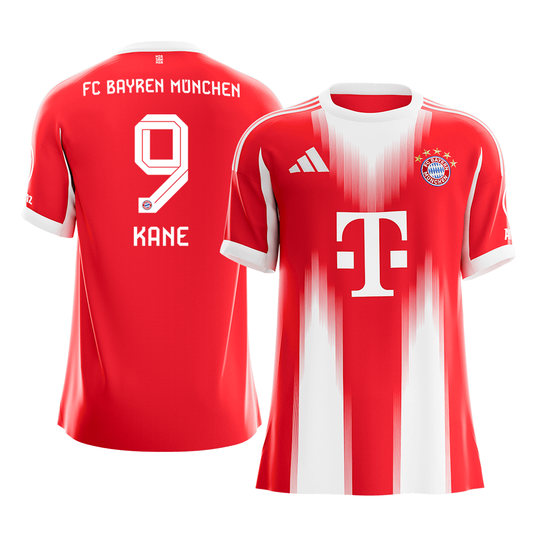 KANE #9 Bayern Munich Tröja 2025/26 Hemma Premium Röd